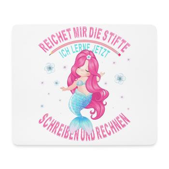 Einschulung Erstklässler Erster Schultag Lernen - Mousepad (Querformat) - Weiß - Vorne