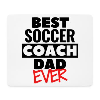 Bester Fußballtrainer aller Zeiten - Mousepad (Querformat) - Weiß - Vorne