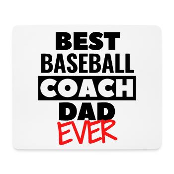 Bester Baseballtrainer aller Zeiten. - Mousepad (Querformat) - Weiß - Vorne