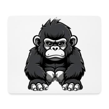 Niedlicher Affe für Kinder für Kinder - Mousepad (Querformat) - Weiß - Vorne