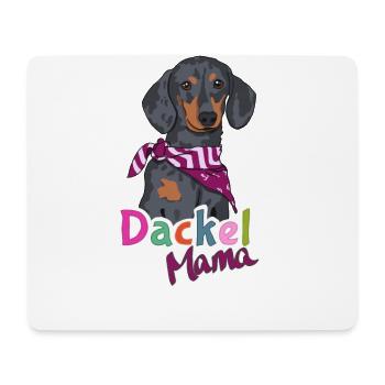 Dackel Mama / Dachshund Mom - Mousepad (Querformat) - Weiß - Vorne