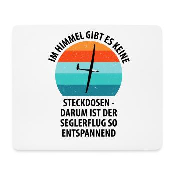 Segelflieger Segelfliegen Segelflugzeug Fliegen - Mousepad (Querformat) - Weiß - Vorne