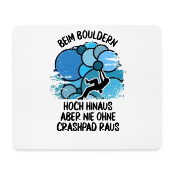 Vintage Bouldern Boulderer Klettern Kletterer - Mousepad (Querformat) - Weiß - Vorne