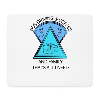 Bus Bus Driver School Bus Bus Driver Coffee - Mouse Pad (horizontal) - white - Front