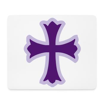 cross - Mouse Pad (horizontal) - white - Front