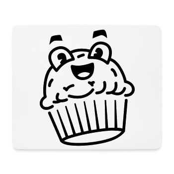 Cupcake Kawaii – Süß & niedlich für jede Party - Mousepad (Querformat) - Weiß - Vorne
