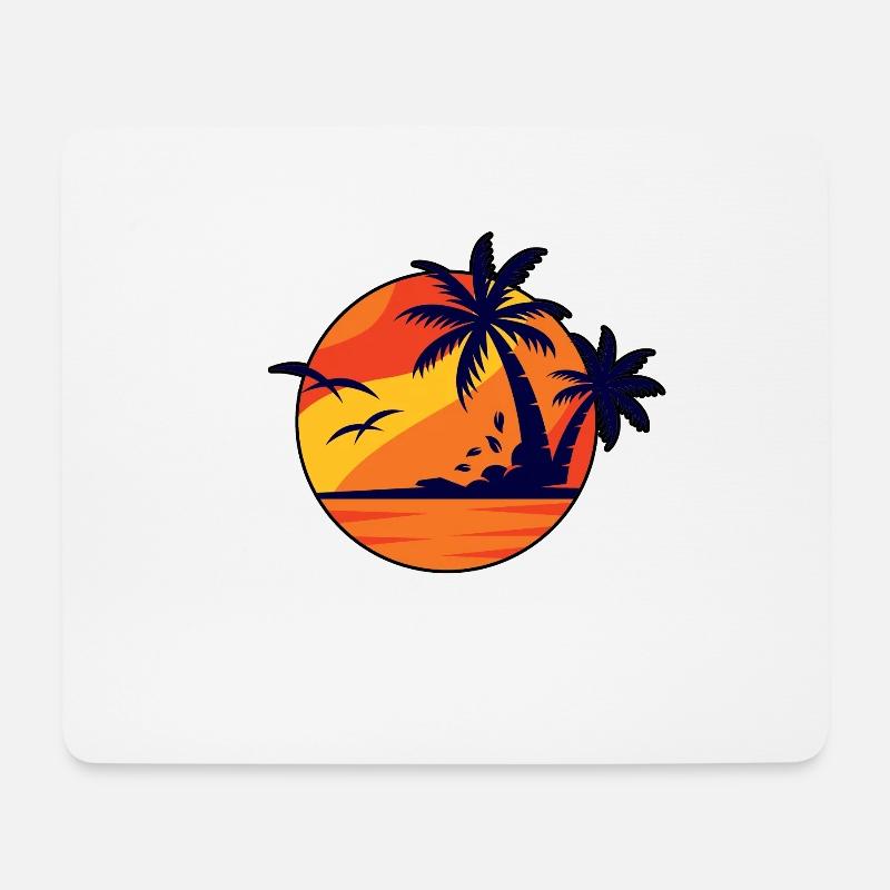 Beach - Mouse Pad (horizontal) - white