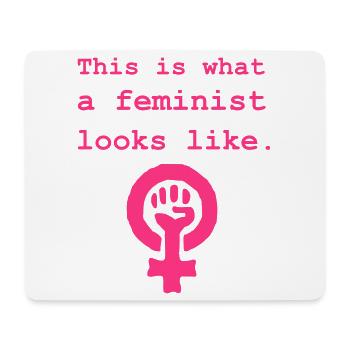 Feminism - Mouse Pad (horizontal) - white - Front