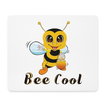 Bee Cool - Mousepad (Querformat) - Weiß - Vorne