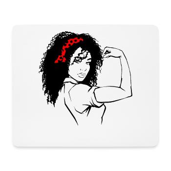 Frauen - Mousepad (Querformat) - Weiß - Vorne