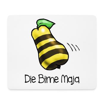 Birne Maja - Mousepad (Querformat) - Weiß - Vorne
