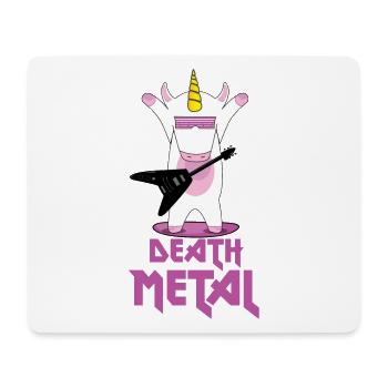 Death Metal Licorne - Tapis de souris (format paysage) - blanc - Devant