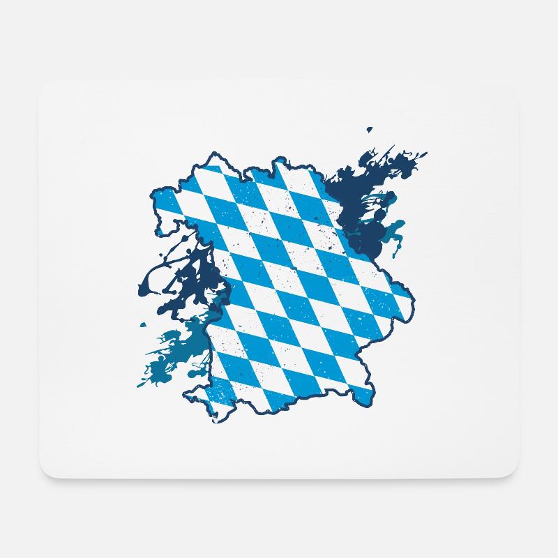 Bayern - Mousepad (Querformat) - Weiß