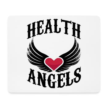 Anges de la santé médecin infirmière médecin urgentiste - Tapis de souris (format paysage) - blanc - Devant