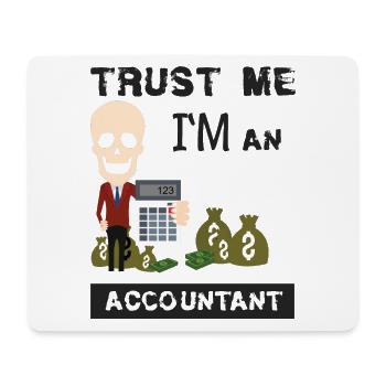 Accountant Funny - Mouse Pad (horizontal) - white - Front