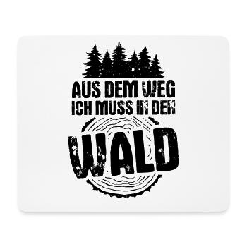 Forstwirt Wald Förster Vintage Geschenk - Mousepad (Querformat) - Weiß - Vorne