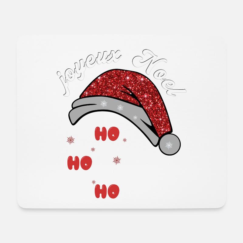 Joyeux Noël - Mousepad (Querformat) - Weiß
