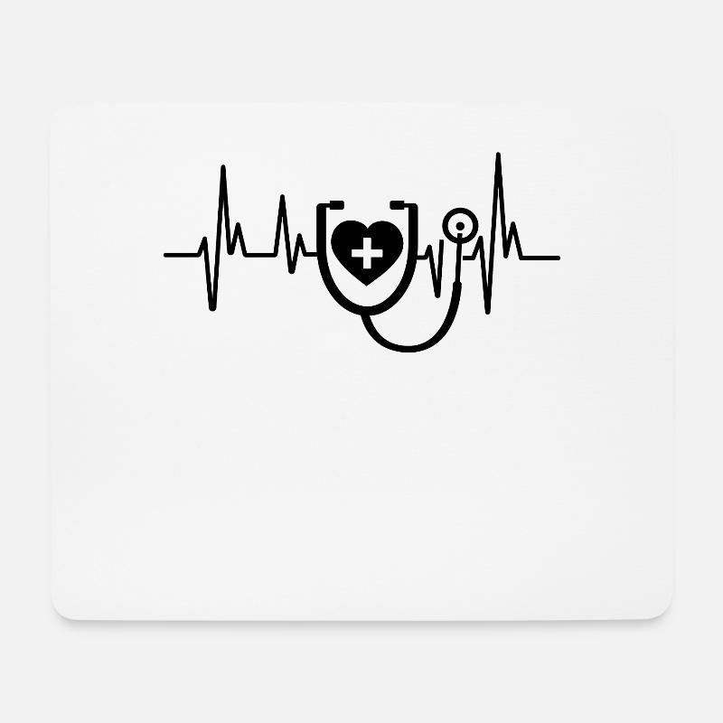 MFA Arzthelferin Medizinische Fachangestellte - Mousepad (Querformat) - Weiß