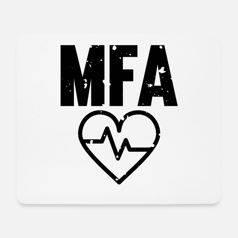 MFA Arzthelferin Medizinische Fachangestellte - Mousepad (Querformat) - Weiß