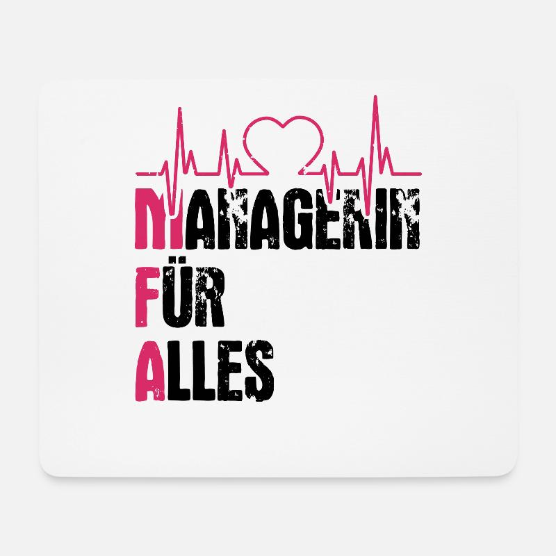 MFA Arzthelferin lustiger Spruch Mediziner - Mousepad (Querformat) - Weiß