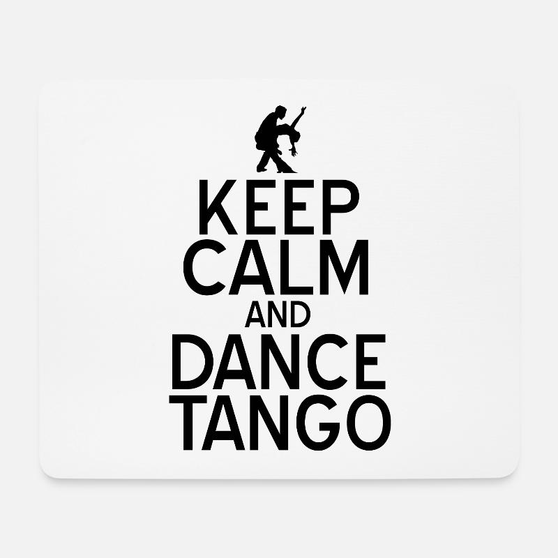 Tango - Mousepad (Querformat) - Weiß