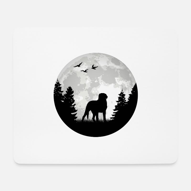 Großer Schweizer Sennenhund Herzschlag - Mousepad (Querformat) - Weiß
