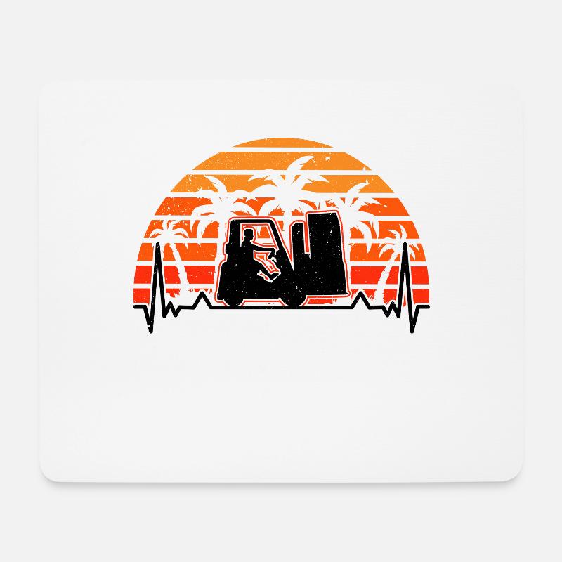 Staplerfahrer Evolution Gabelstapler Lagerist - Mousepad (Querformat) - Weiß