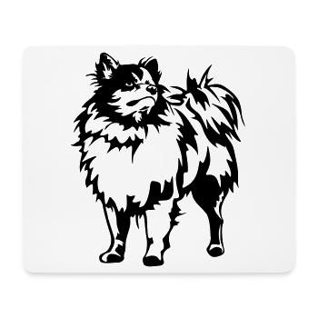 Spitz - Mousepad (Querformat) - Weiß - Vorne