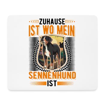 Großer Schweizer Sennenhund Personal - Mousepad (Querformat) - Weiß - Vorne