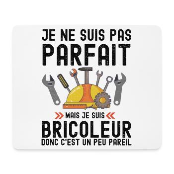 Humour Bricoleur Autodérision - Tapis de souris (format paysage) - blanc - Devant