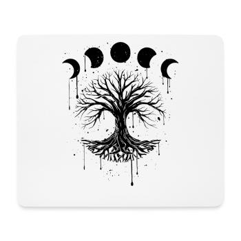 Occult Grunge Gothique Okkult Esthétique - Tapis de souris (format paysage) - blanc - Devant