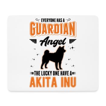 Akita Inu Guardian Angel - Mouse Pad (horizontal) - white - Front
