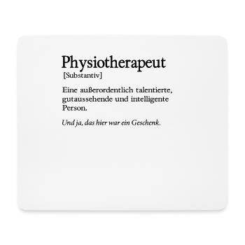 Physiotherapeut Physiotherapie Masseur Physio - Mousepad (Querformat) - Weiß - Vorne