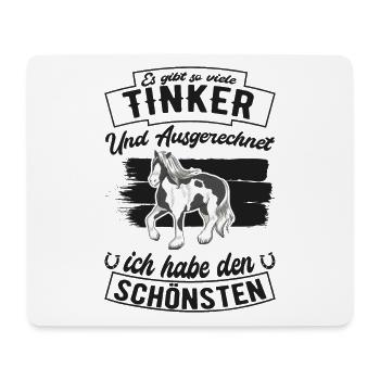 Irish Tinker Pferd Spruch - Mousepad (Querformat) - Weiß - Vorne