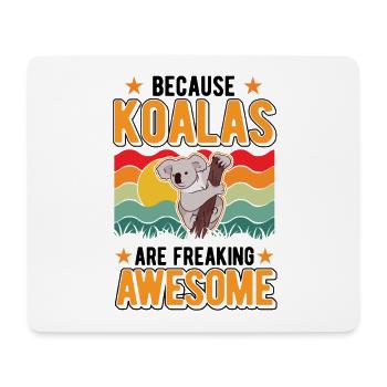 Parce que les koalas sont impressionnants - Tapis de souris (format paysage) - blanc - Devant