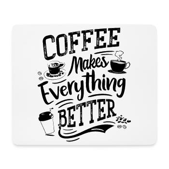 Kaffee Sprüche Barista Humor - Mousepad (Querformat) - Weiß - Vorne