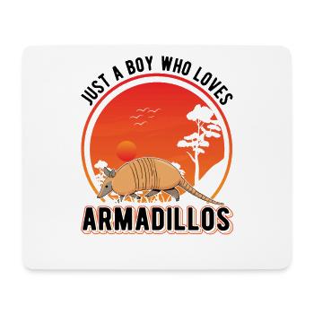 Armadillo Young Armadillo - Mouse Pad (horizontal) - white - Front