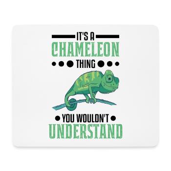 Chameleon Thing Gift Chameleon - Mouse Pad (horizontal) - white - Front