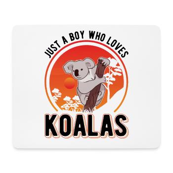Koala Junge Koalabär - Mousepad (Querformat) - Weiß - Vorne