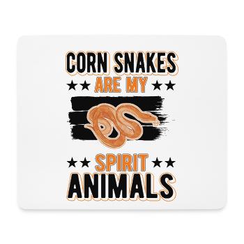 Corn Snake Gift Spirit Animal Corn Snake - Tapis de souris (format paysage) - blanc - Devant