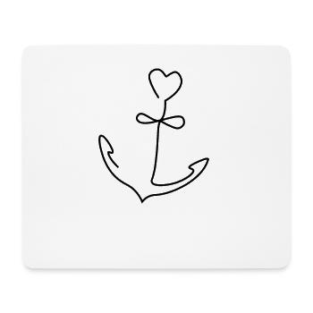 Maritime Sea Anchor - Mouse Pad (horizontal) - white - Front