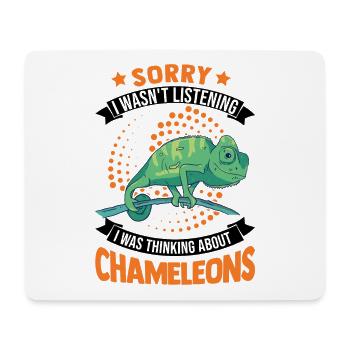 Chameleon Gift Idea Chameleon - Mouse Pad (horizontal) - white - Front