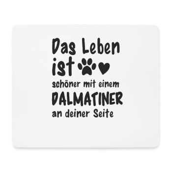 Dalmatiner Hund Hundehalter Lustig Hunde - Mousepad (Querformat) - Weiß - Vorne