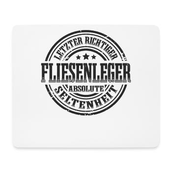Letzter Fliesenleger Absolute Seltenheit - Mousepad (Querformat) - Weiß - Vorne