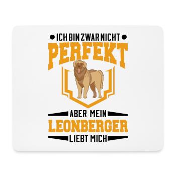 Leonberger Geschenk - Mousepad (Querformat) - Weiß - Vorne
