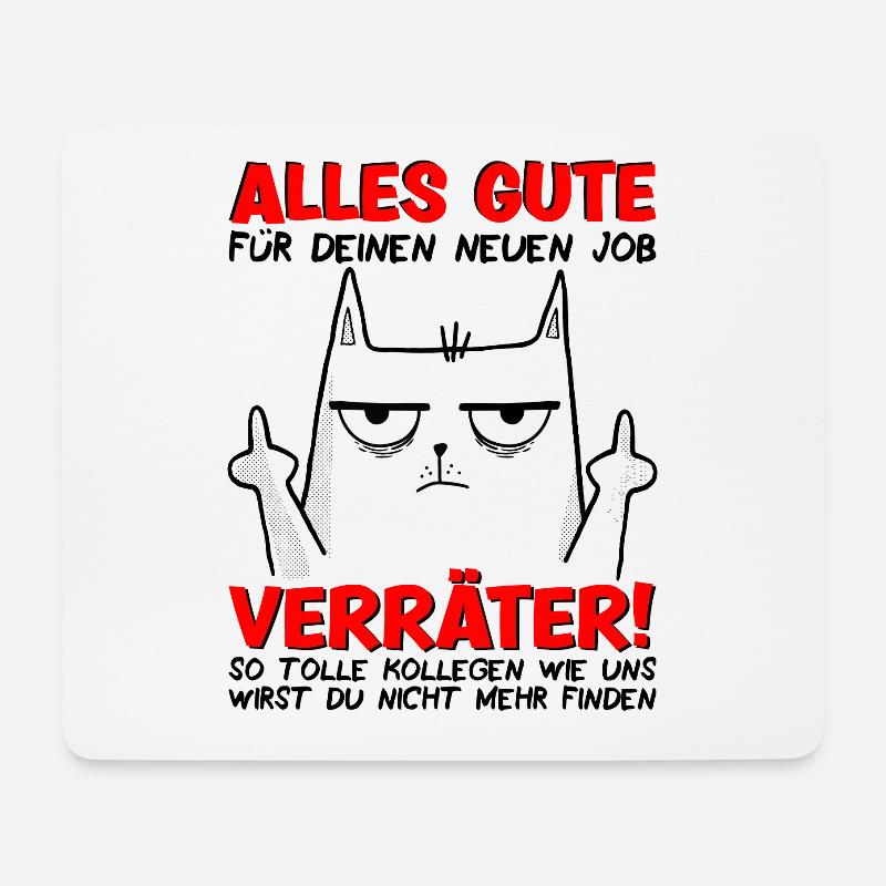 Abschied Kollege Abschiedsgeschenk Jobwechsel - Mousepad (Querformat) - Weiß