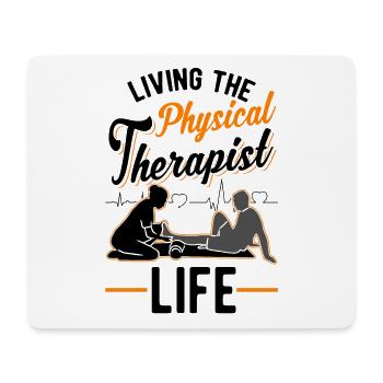 Physiotherapeut Geschenk Physiotherapie Physio - Mousepad (Querformat) - Weiß - Vorne
