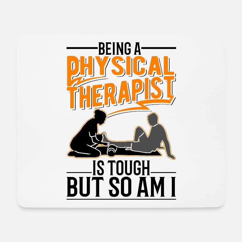 Physiotherapeut Physiotherapie Physio - Mousepad (Querformat) - Weiß