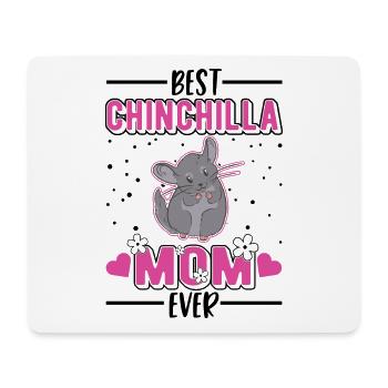 Best Chinchilla Mom Ever - Mousepad (Querformat) - Weiß - Vorne