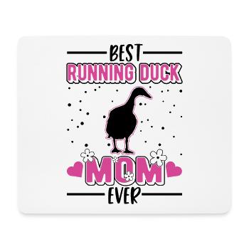 Best Running Duck Mom Ever Laufente - Mousepad (Querformat) - Weiß - Vorne